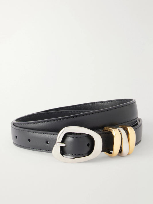 Tugela Croc-effect Leather Belt
