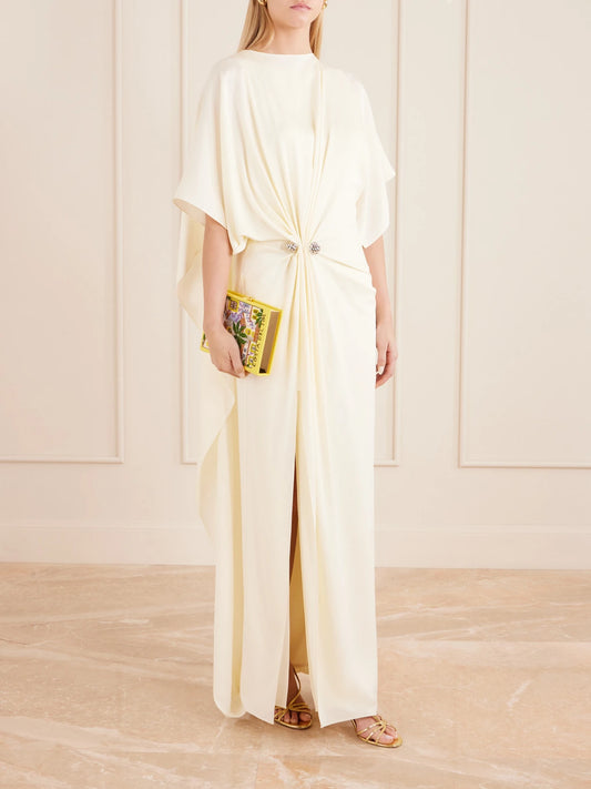 Olympia Le-Tan Costa Del Sol Appliquéd Embroidered Canvas Clutch