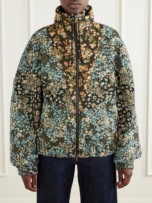 Dries Van Noten Floral-jacquard Jacket