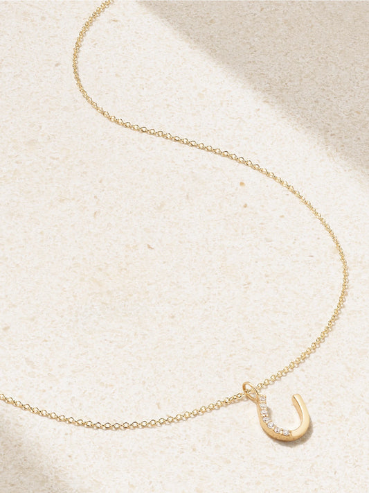 14-karat Recycled Gold Diamond Necklace