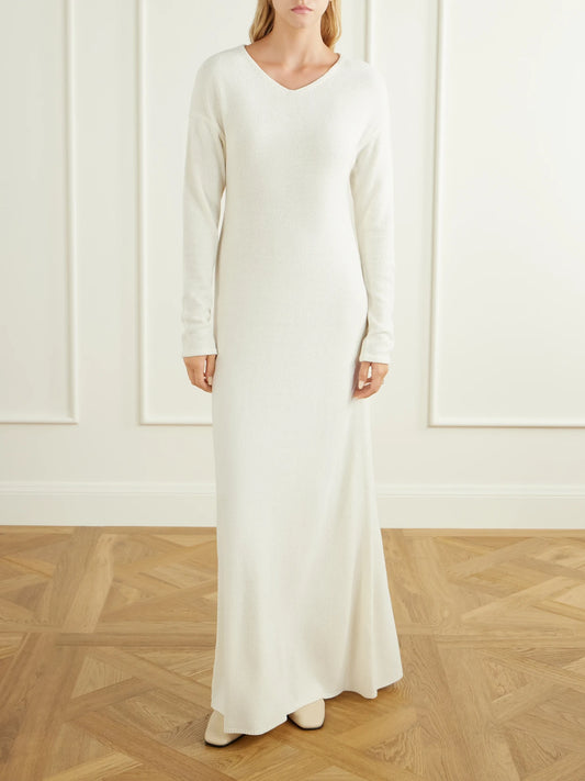 Ruohan Aelin Silk-chenille Maxi Dress