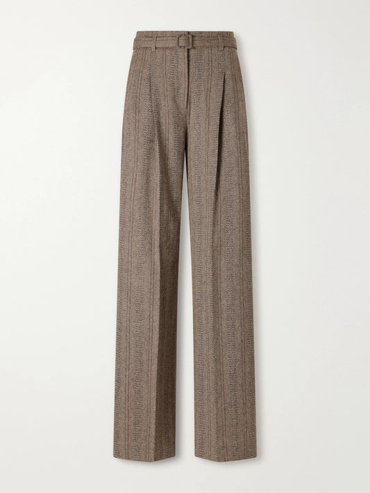 RRL Wool And Cotton-blend Wide-leg Pants
