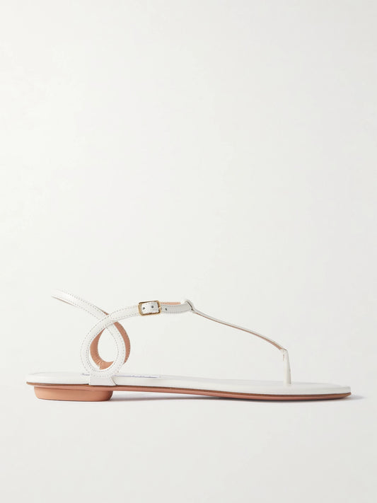 Almost Bare Leather Sandals