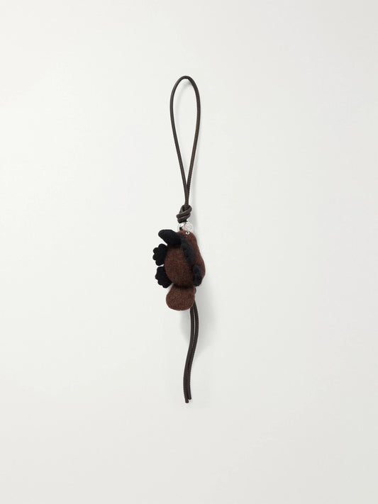 LOEWE Platypus Wool-felt And Leather Bag Charm