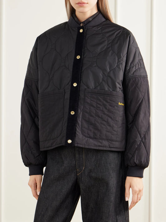 Barbour Ravenshill Reversible Quilted Checked Shell Jacket