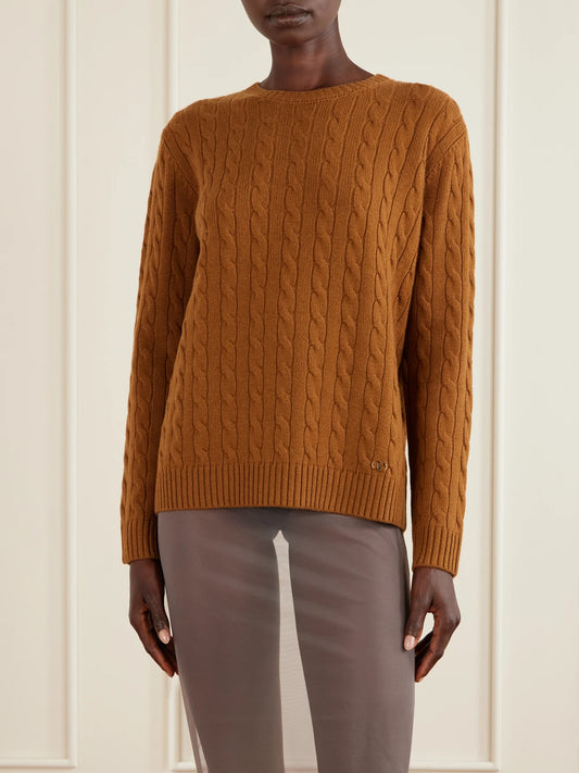 Cable-knit Cashmere Sweater