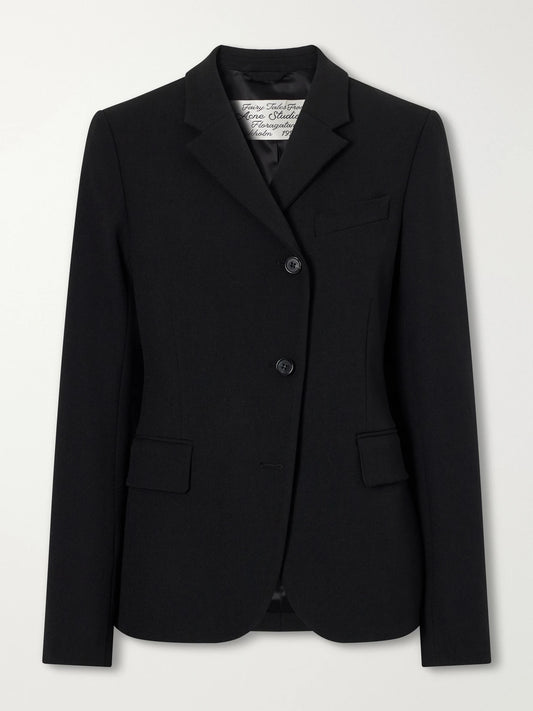Acne Studios Asymmetric Twill Blazer