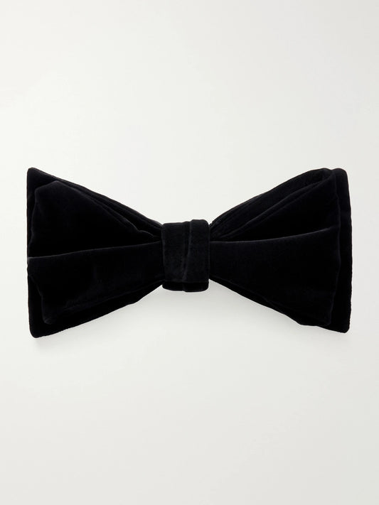 KHAITE Enid Cotton-velvet Bow Brooch