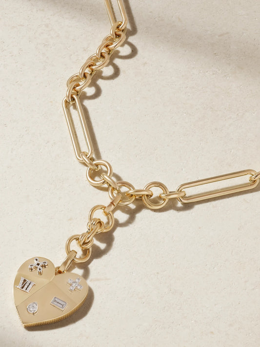 L'eternelle Chanson 18-karat Gold Diamond Necklace
