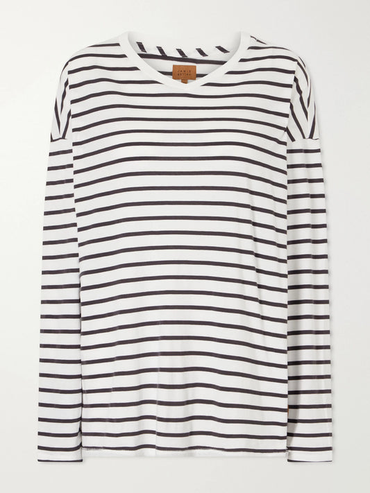 Jamie Haller The High Striped Cotton T-shirt