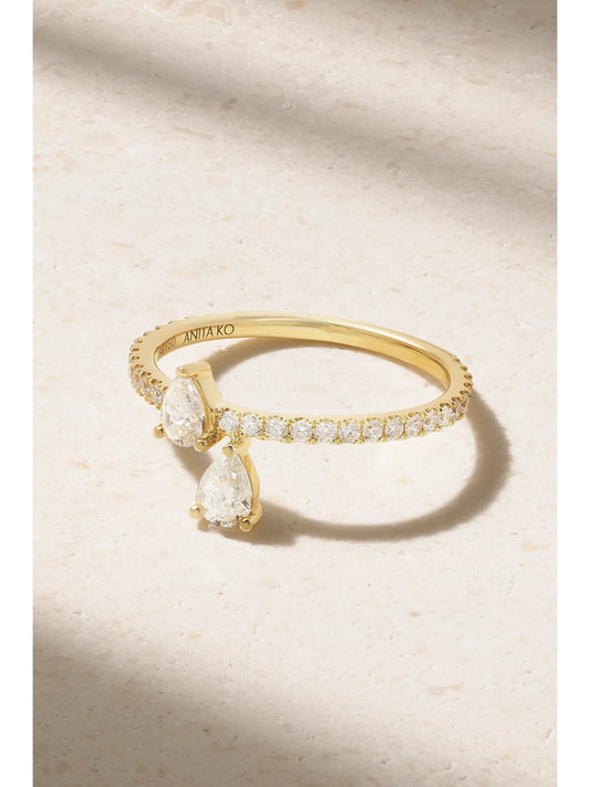 Princess Eternity 18-karat Gold Diamond Ring