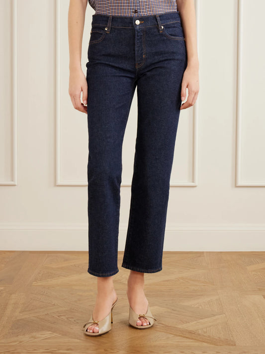 FRAME The Cigarette Low-rise Slim-fit Jeans