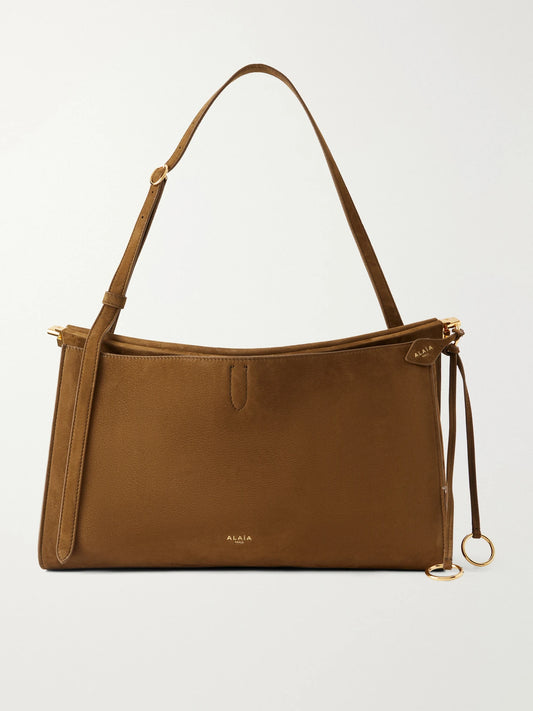 Le Click Nubuck Leather Shoulder Bag