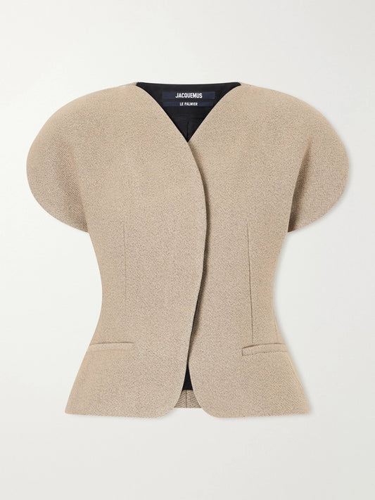 Jacquemus La Veste Oval Wool-blend Blazer