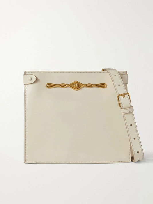 Métier + Fernando Jorge Stowaway Embellished Glossed-leather Shoulder Bag