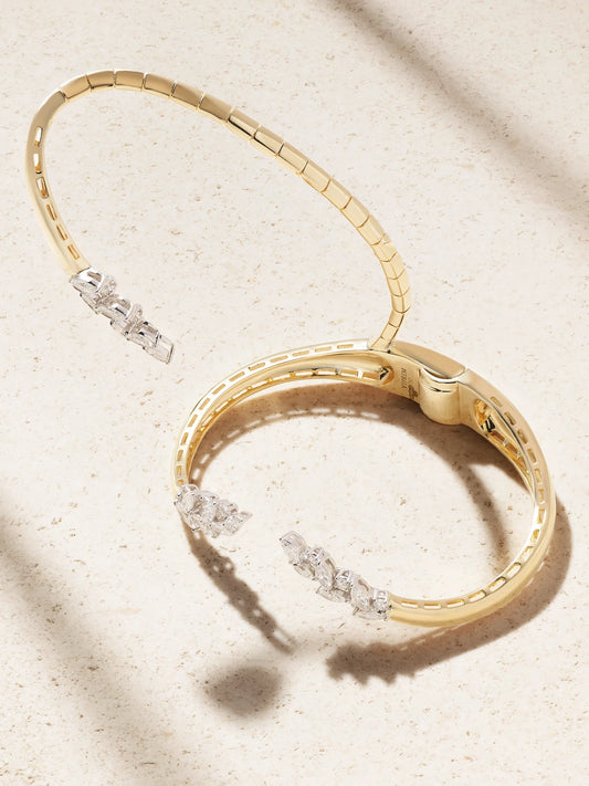 18-karat Yellow And White Gold Diamond Bracelet