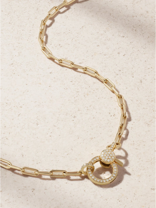 14-karat Gold Diamond Necklace