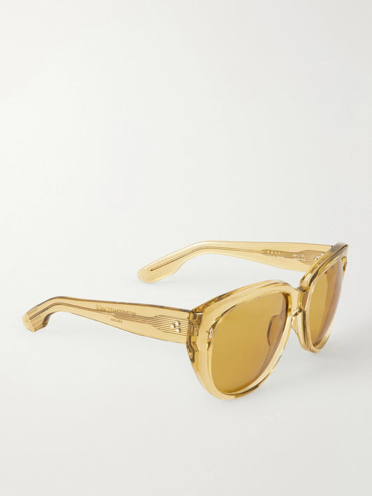 Roxy Oversized Round-frame Acetate Sunglasses
