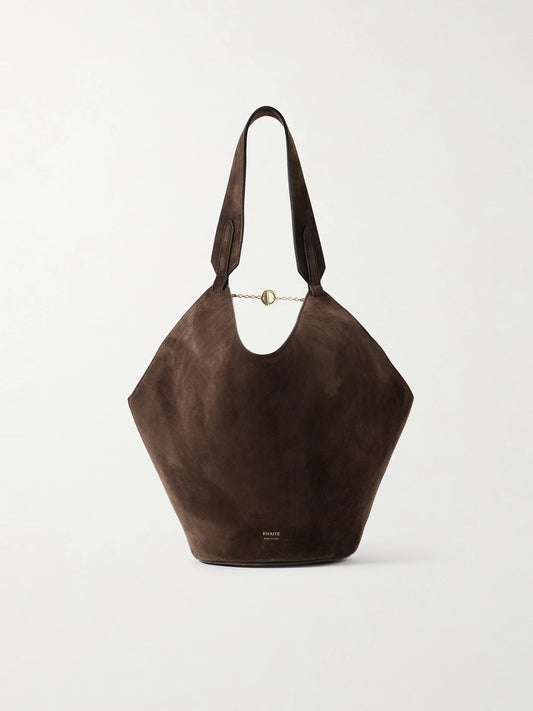 Lotus Small Suede Tote