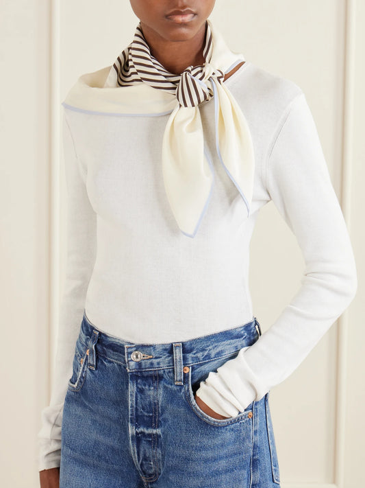 Monogram Silk Scarf