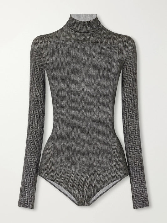 Maison Margiela Printed Stretch-jersey Bodysuit