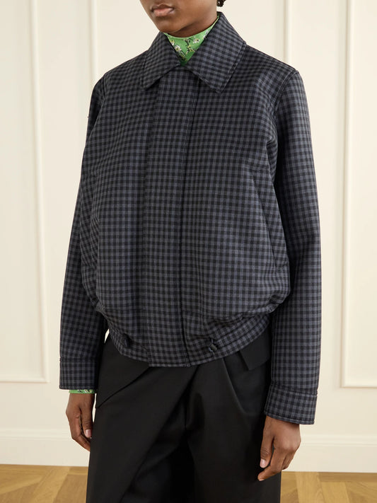 LOEWE Checked Wool-blend Jacket