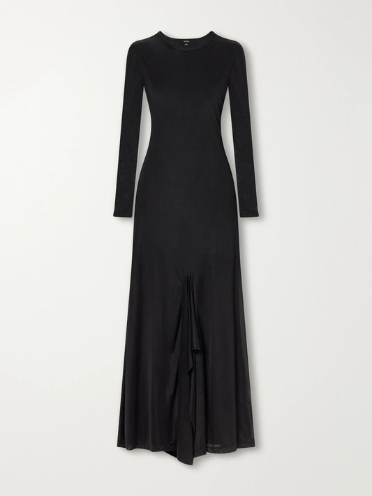 THE PARK Eileen Ruffled Lyocell Maxi Dress