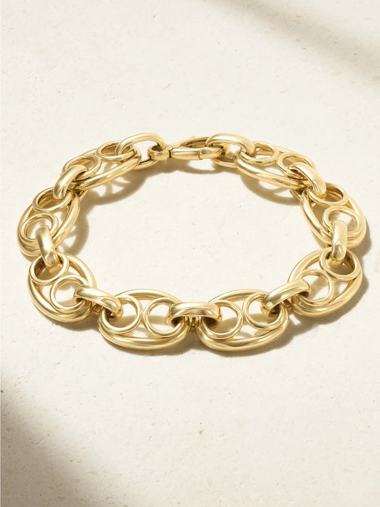 JENNA BLAKE Mariner Shadow 18-karat Gold Bracelet