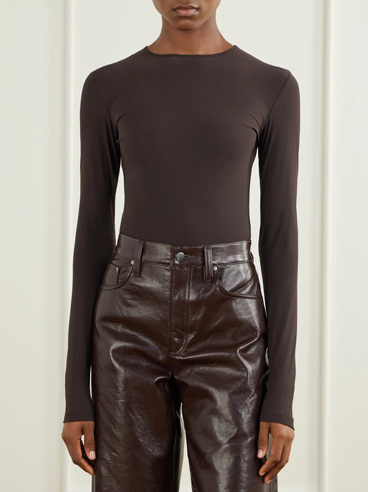 AGOLDE Aura Stretch-jersey Thong Bodysuit