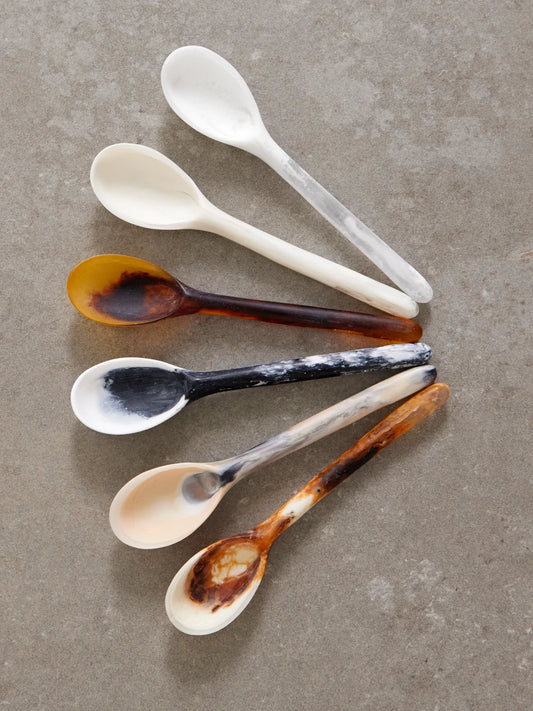 Stone Set Of Six Resin Spoons