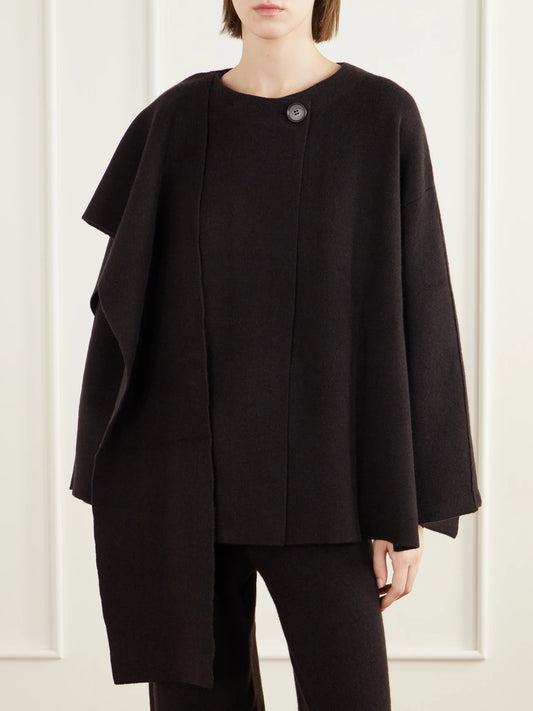 LISA YANG Nessa Scarf-detailed Double-faced Cashmere Coat