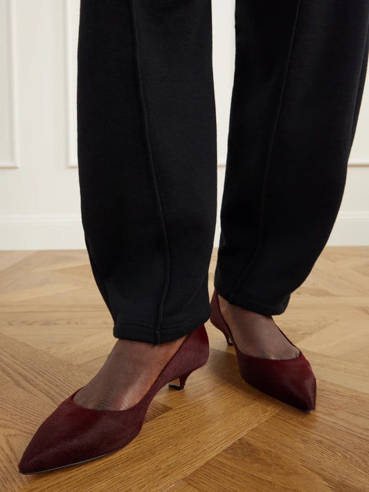 Jamie Haller The Kitty Point 30 Calf-hair Pumps