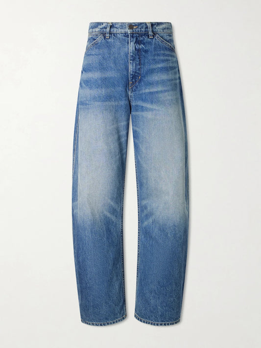 Nili Lotan Tribeca Mid-rise Barrel-leg Jeans