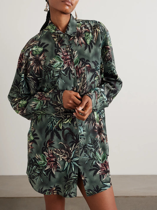 Printed Silk Shirt