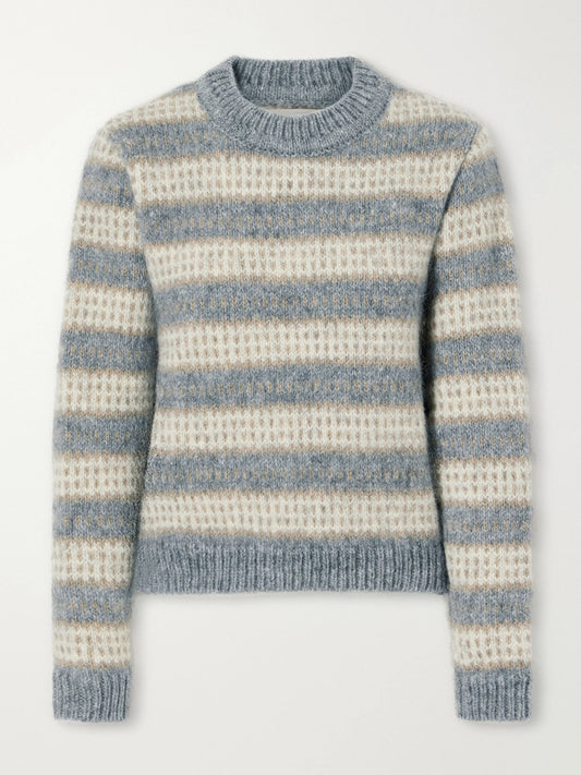 SKALL Svala Striped Wool Sweater