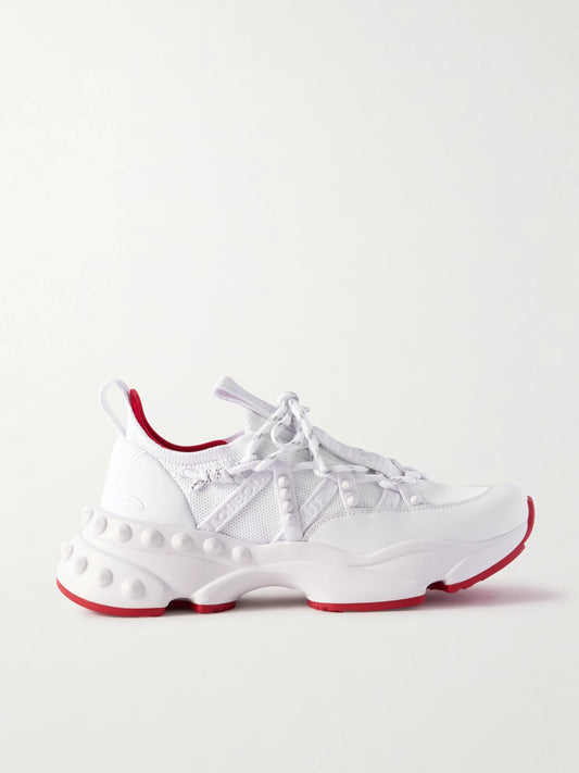 Trailrun Studded Mesh, Leather And Neoprene Sneakers