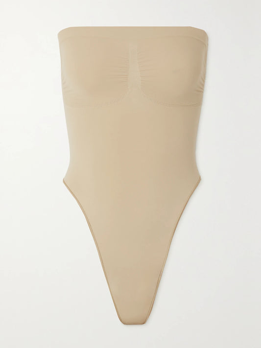 Seamless Sculpt Sculpting Thong Bodysuit - Clay