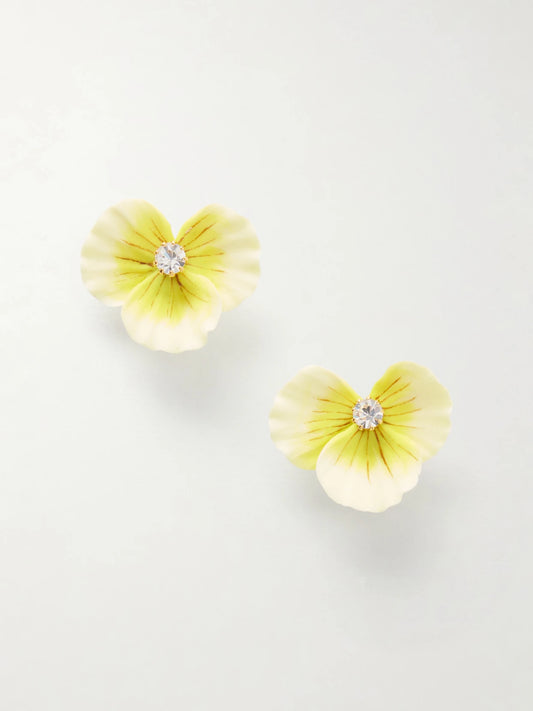 Aleah Silver-tone Crystal Earrings