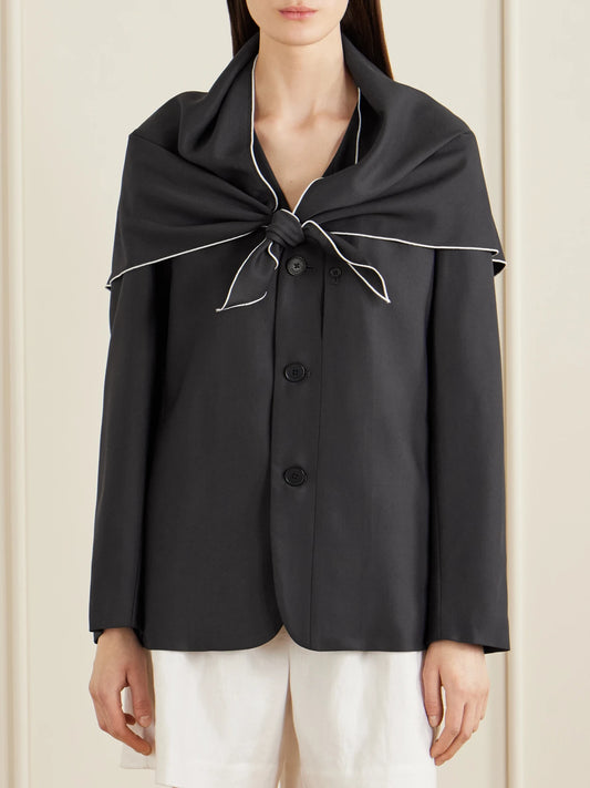 Jamie Tie-detailed Cady Blazer