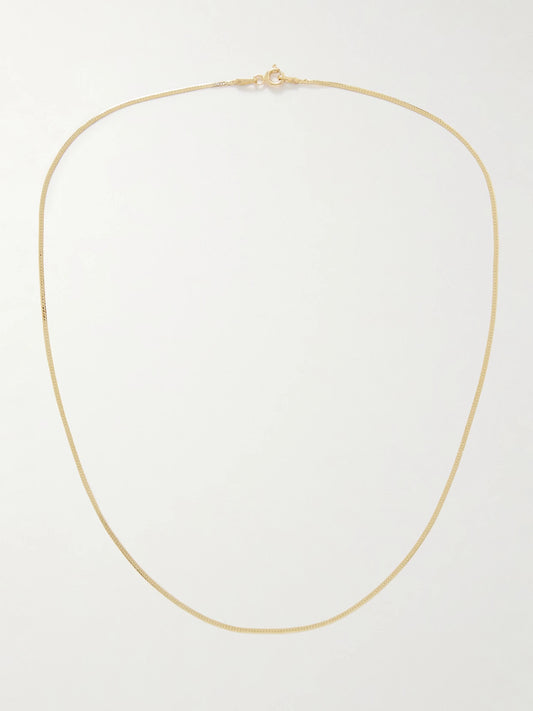 Demi Herringbone Gold Necklace