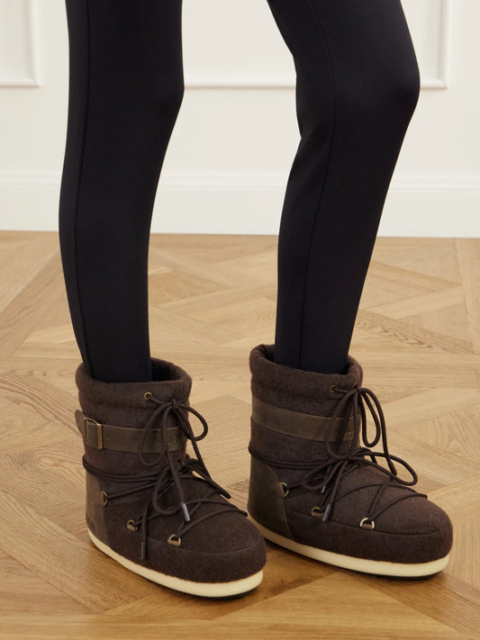 Moon Boot Evx Light Nubuck-trimmed Felt Snow Boots