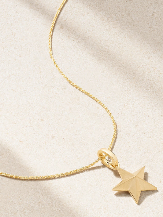 Star 18-karat Gold Necklace