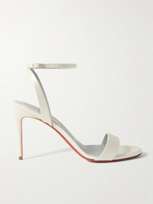 Loubigirl 85 Satin Sandals
