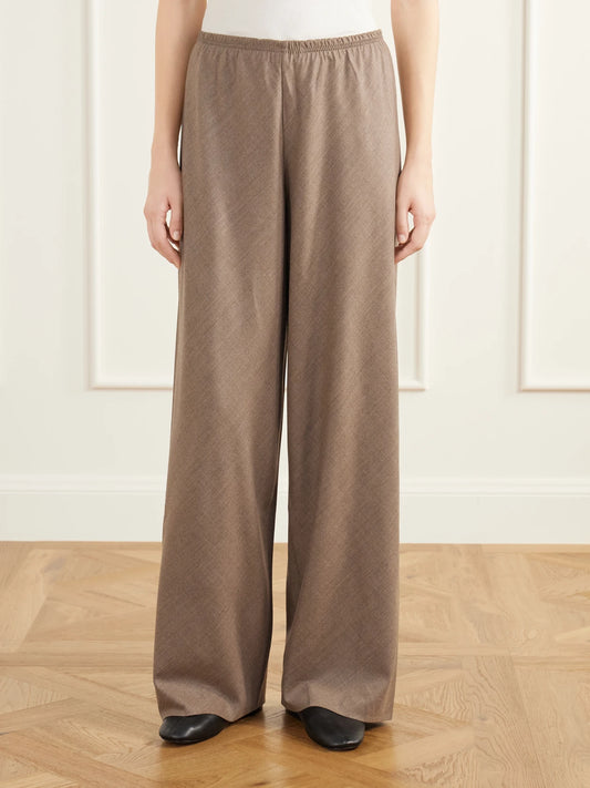 Maria McManus Wool-blend Fresco Wide-leg Pants