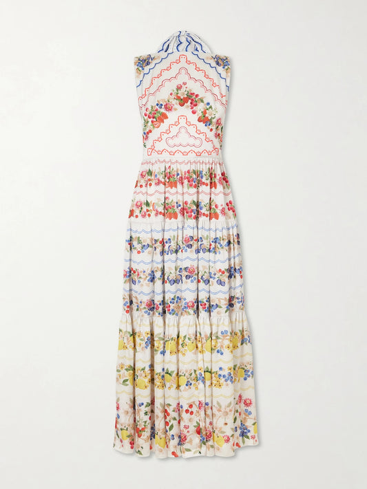 Sophia Floral-print Woven Maxi Dress