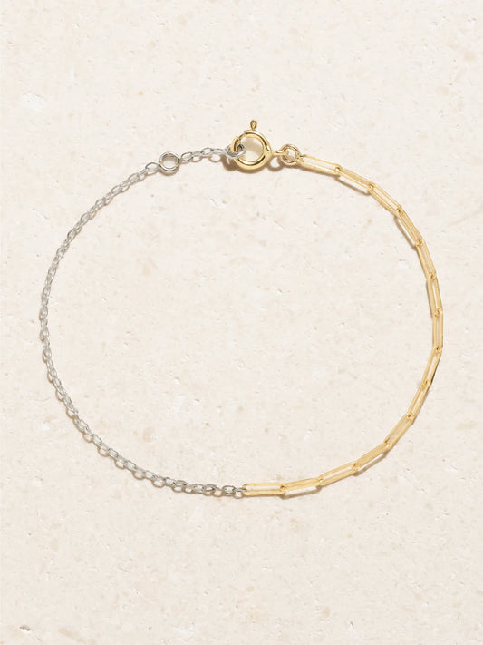 18-karat White And Yellow Gold Bracelet