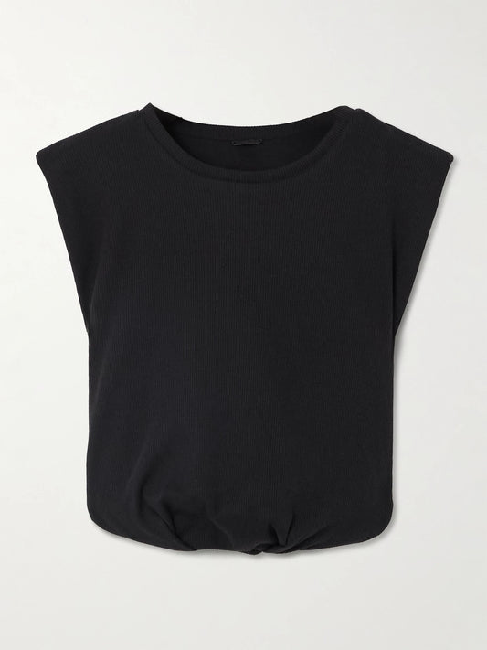 Muraya Cropped Jersey T-shirt