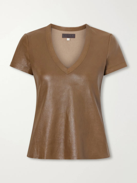 STOULS Gigi Leather T-shirt
