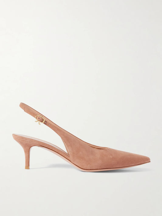 Robbie 45 Suede Slingback Pumps