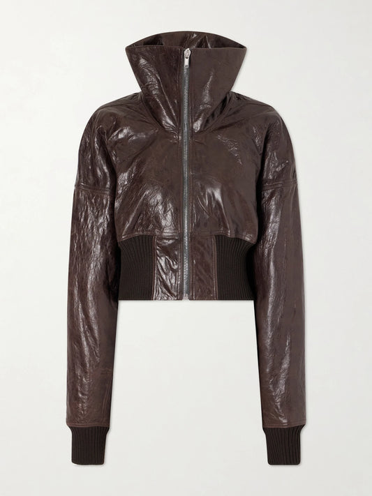 Dracuflight Textured-leather Jacket